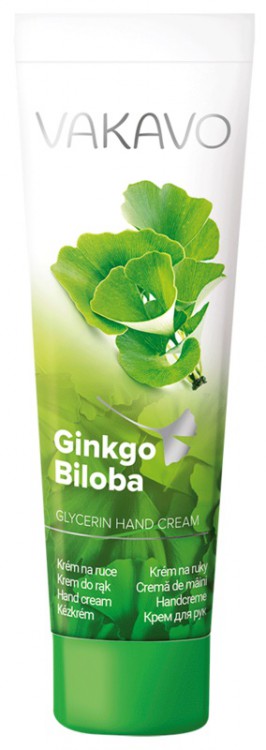 Krém na ruce Vakavo Ginkgo Biloba 100ml | Péče o tělo - Krémy - Krémy na ruce Krém na ruce Vakavo Ginkgo Biloba 100ml | Péče o tělo - Krémy - Krémy na ruce